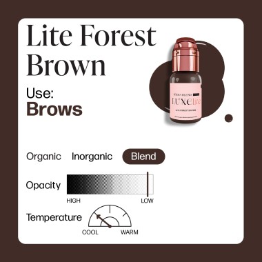 LITE FOREST BROWN - Perma Blend Luxe Lite - 15ml - Pigmento PMU REACH 2