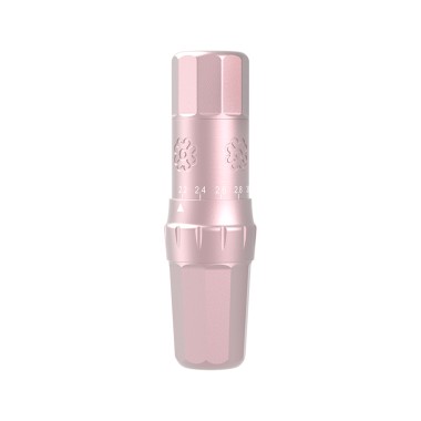 Microbeau E.L.B. PMU Machine - Corsa Regolabile (2.2 - 3.4 mm) - Blush Pink - Dermografo Wireless per Eyeliner, Labbra e Sopracciglia 2