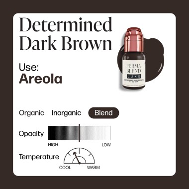 DETERMINED DARK BROWN - Perma Blend Luxe - 15ml - Pigmento PMU REACH 2