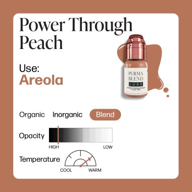 POWER THROUGH PEACH - Perma Blend Luxe - 15ml - Pigmento PMU REACH 2