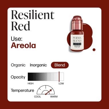 RESILIENT RED - Perma Blend Luxe - 15ml - Pigmento PMU REACH 2