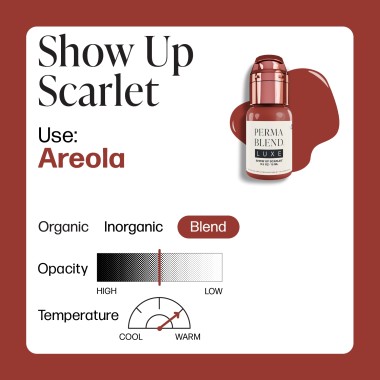 SHOW UP SCARLET - Perma Blend Luxe - 15ml - Pigmento PMU REACH 2
