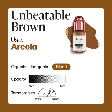 UNBEATABLE BROWN - Perma Blend Luxe - 15ml - Pigmento PMU REACH 2