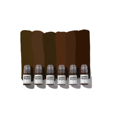 Paulina Osinkowska OMBRE BROWS Set - Perma Blend Luxe - 6x15ml - Pigmenti PMU REACH 2