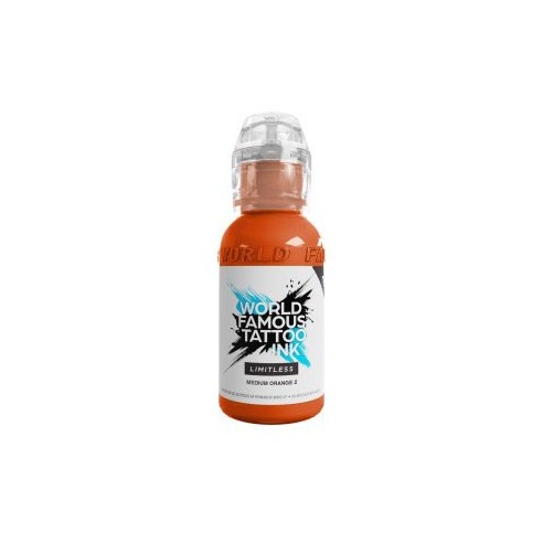 MEDIUM ORANGE 2 - World Famous Limitless - 30ml - Colore Tattoo REACH