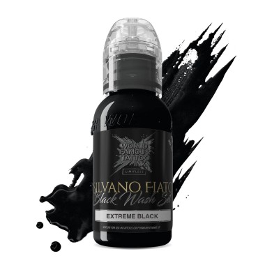 EXTREME BLACK Silvano Fiato - World Famous Limitless - 30ml - Colore Tattoo REACH