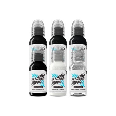 Yarson DARK Set - World Famous Limitless - 6x30ml - Colori Tattoo REACH