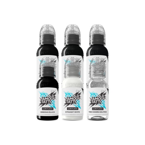 Yarson DARK Set - World Famous Limitless - 6 × 30 ml - Colori Tattoo REACH