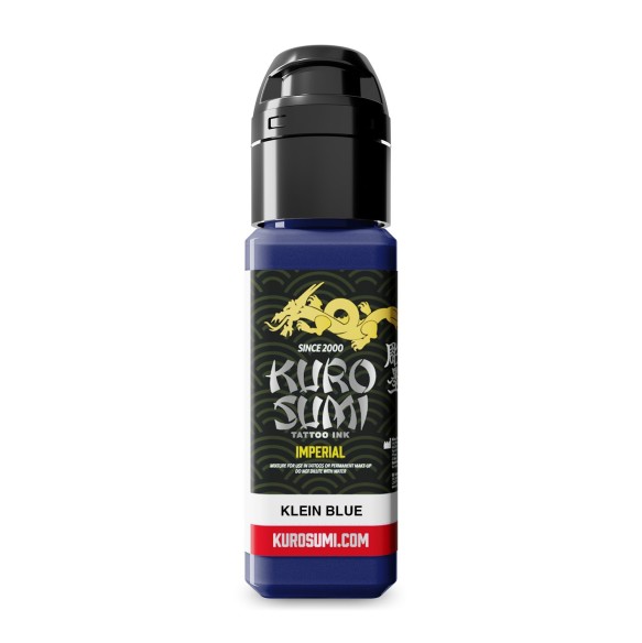 KLEIN BLUE - Kuro Sumi Imperial - 22ml - Colore Tattoo REACH