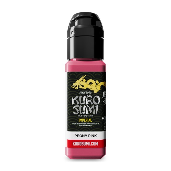 PEONY PINK - Kuro Sumi Imperial - 22ml - Colore Tattoo REACH