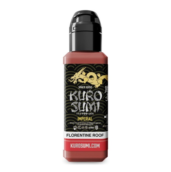 FLORENTINE ROOF - Kuro Sumi Imperial - 44ml - Colore Tattoo REACH