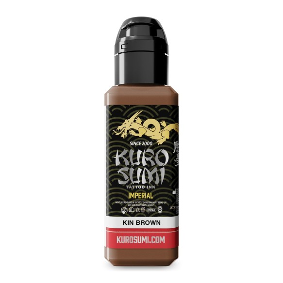 KIN BROWN Nicole Zulianello - Kuro Sumi Imperial - 44 ml - Colore Tattoo REACH