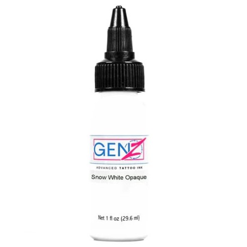 SNOW WHITE OPAQUE - Intenze Gen Z - 30ml - Colore Tattoo REACH