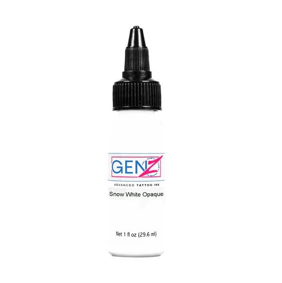 SNOW WHITE OPAQUE - Intenze Gen Z - 30ml - Colore Tattoo REACH