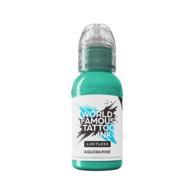 AQUAMARINE - World Famous Limitless - 30ml - Colore Tattoo REACH