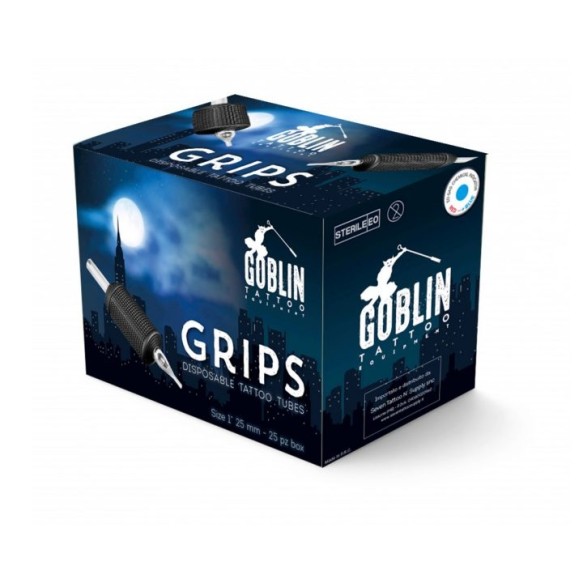 BOX Grip Monouso GOBLIN 25mm - ROUND R03 - 25pz
