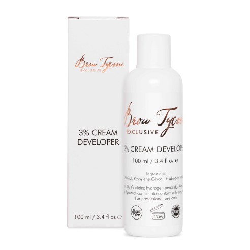Cream Developer 3% per Tinta Sopracciglia - BrowTycoon - 100ml