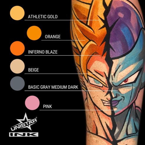 Athletic Gold - UNISTAR INK - 30 ml - Colore Tattoo REACH