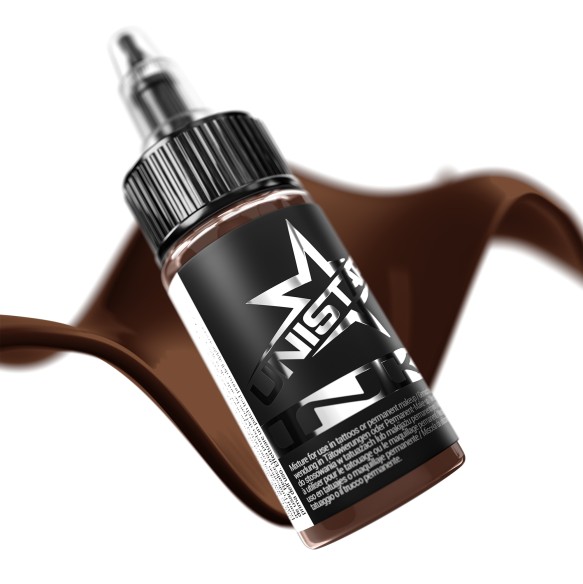 Basic Brown 2 - UNISTAR INK - 30 ml - Colore Tattoo REACH