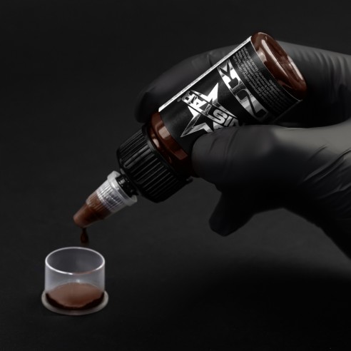 Basic Brown 2 - UNISTAR INK - 30 ml - Colore Tattoo REACH