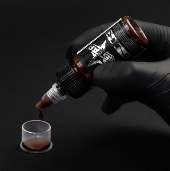 Basic Brown 2 - UNISTAR INK - 30 ml - Colore Tattoo REACH
