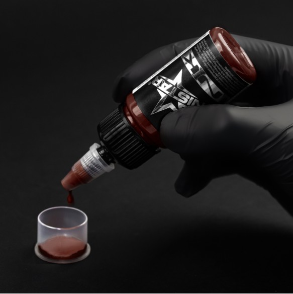 Basic Brown - UNISTAR INK - 30 ml - Colore Tattoo REACH