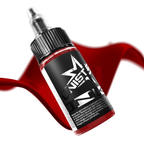 Basic Dark Red - UNISTAR INK - 30 ml - Colore Tattoo REACH
