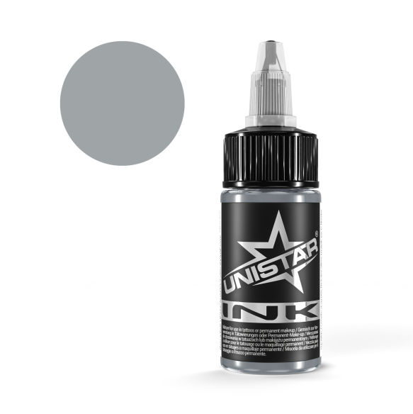 Basic Gray Medium - UNISTAR INK - 30 ml - Colore Tattoo REACH