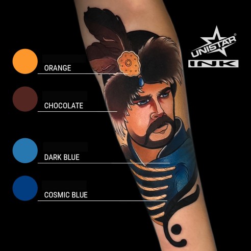 Chocolate - UNISTAR INK - 30 ml - Colore Tattoo REACH