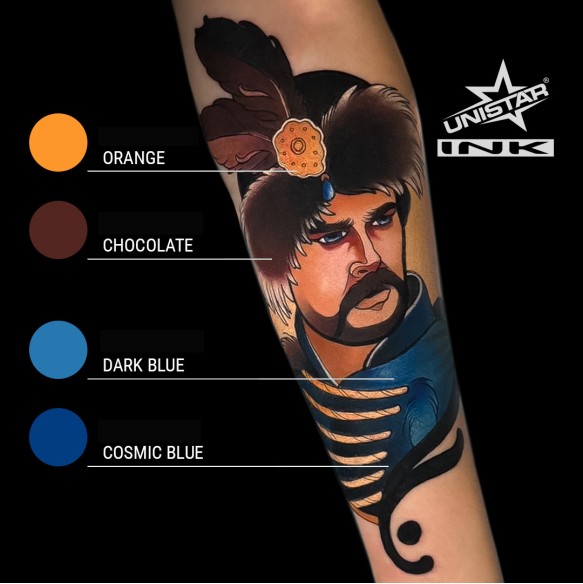 Chocolate - UNISTAR INK - 30 ml - Colore Tattoo REACH