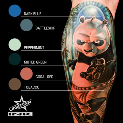 Coral Red - UNISTAR INK - 30 ml - Colore Tattoo REACH