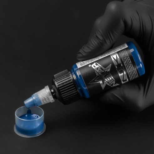 Dark Blue - UNISTAR INK - 30 ml - Colore Tattoo REACH