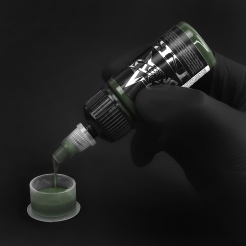 Dark Green - UNISTAR INK - 30 ml - Colore Tattoo REACH