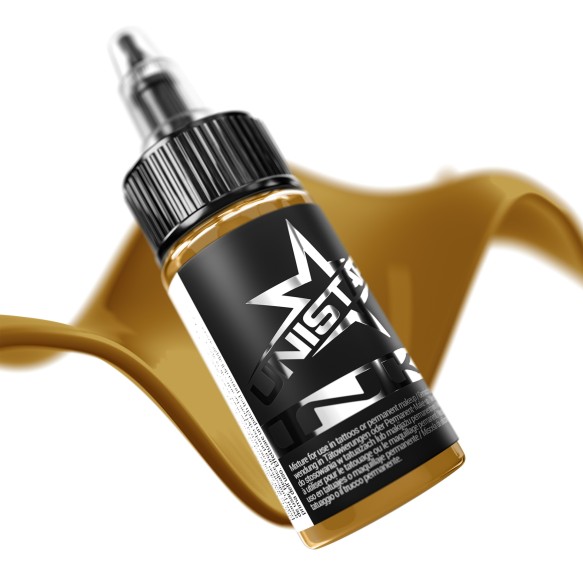 Dark Ochre - UNISTAR INK - 30 ml - Colore Tattoo REACH