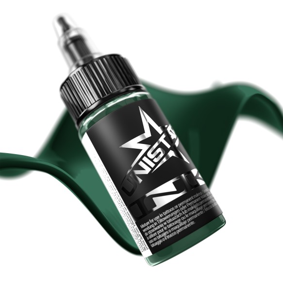 Deep Green - UNISTAR INK - 30 ml - Colore Tattoo REACH