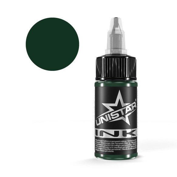 Deep Green - UNISTAR INK - 30 ml - Colore Tattoo REACH