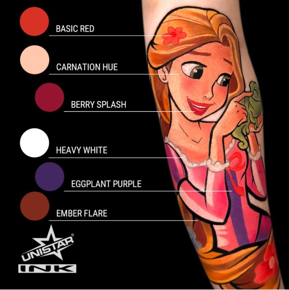 Ember Flare - UNISTAR INK - 30 ml - Colore Tattoo REACH