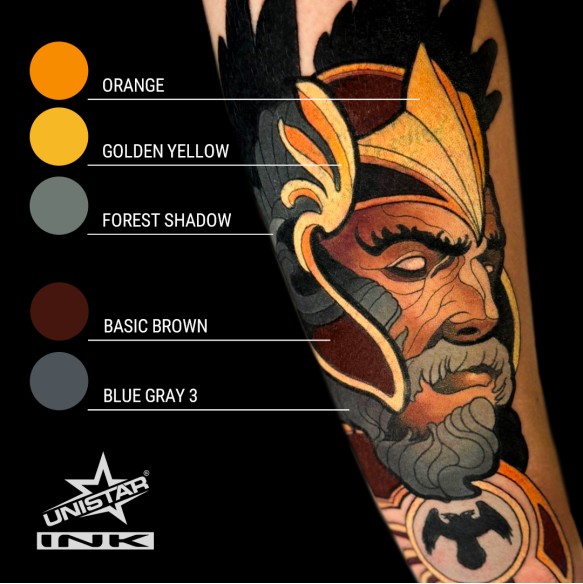 Forest Shadow - UNISTAR INK - 30 ml - Colore Tattoo REACH