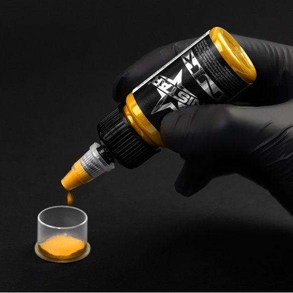 Golden Yellow - UNISTAR INK - 30 ml - Colore Tattoo REACH