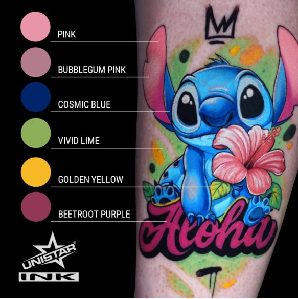 Golden Yellow - UNISTAR INK - 30 ml - Colore Tattoo REACH