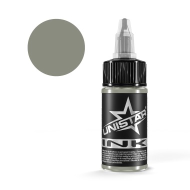 Grayish Green - UNISTAR INK - 30 ml - Colore Tattoo REACH 2