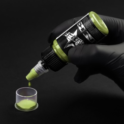 Green Whisper - UNISTAR INK - 30 ml - Colore Tattoo REACH