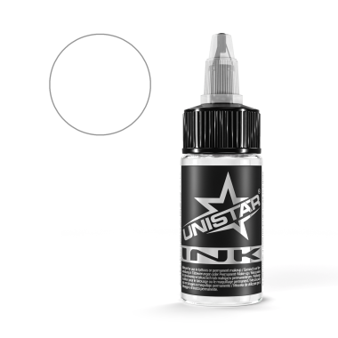Heavy White - UNISTAR INK - 30 ml - Colore Tattoo REACH 2