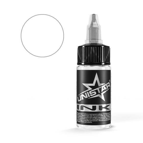 Heavy White - UNISTAR INK - 30 ml - Colore Tattoo REACH
