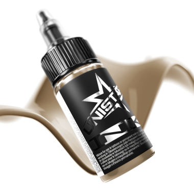 Light Brown - UNISTAR INK - 30 ml - Colore Tattoo REACH