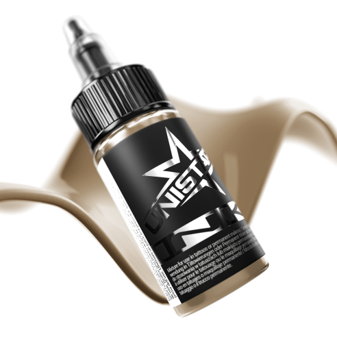 Light Brown - UNISTAR INK - 30 ml - Colore Tattoo REACH