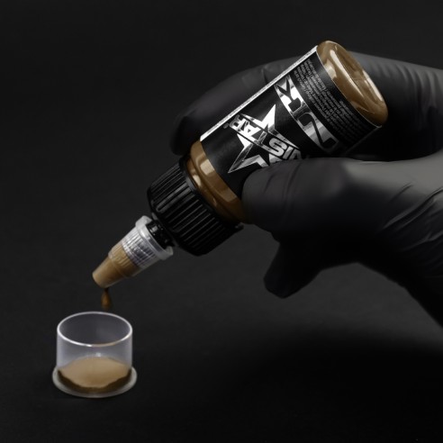 Light Brown - UNISTAR INK - 30 ml - Colore Tattoo REACH