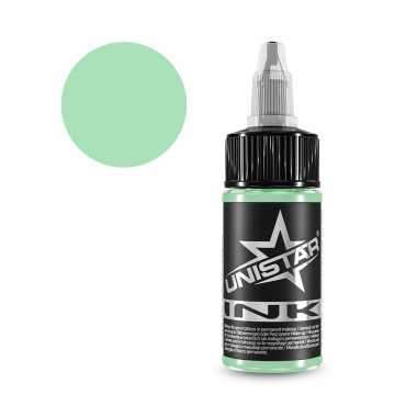 Light Green - UNISTAR INK - 30 ml - Colore Tattoo REACH 2