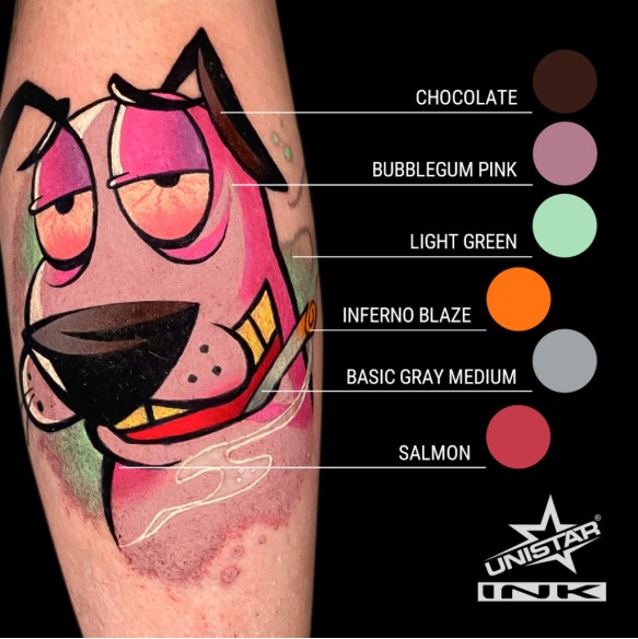 Light Green - UNISTAR INK - 30 ml - Colore Tattoo REACH