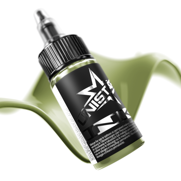 Olive - UNISTAR INK - 30 ml - Colore Tattoo REACH